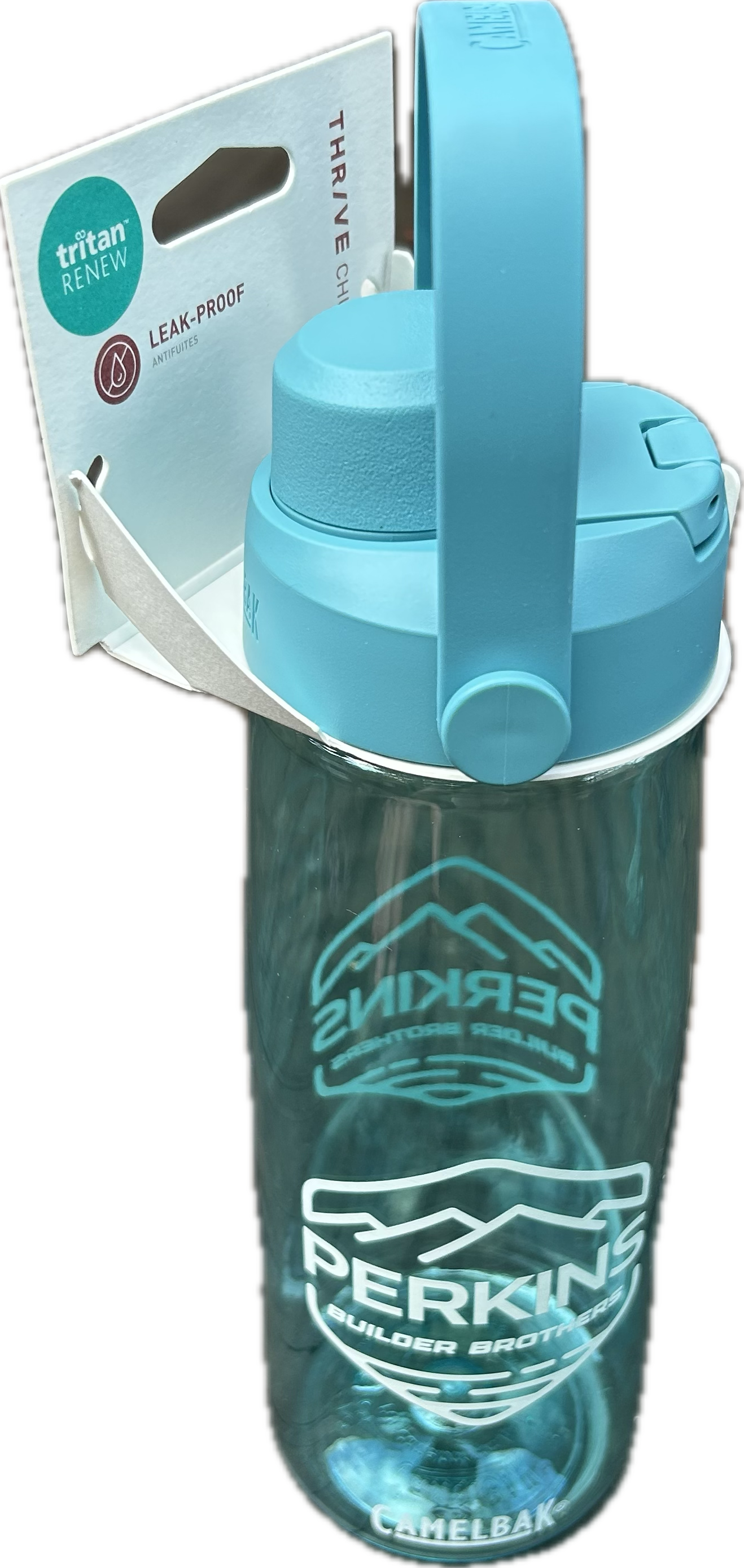 Botella de agua Camelbak Eddy+ de 25 oz - Logotipo de Perkins Builder Brothers
