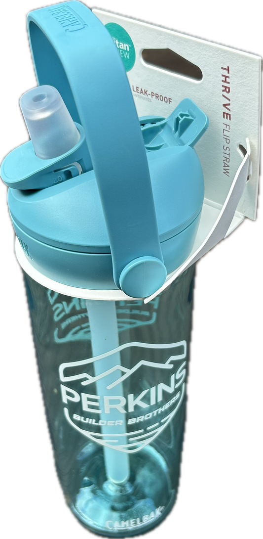 Botella de agua Camelbak Eddy+ de 25 oz - Logotipo de Perkins Builder Brothers