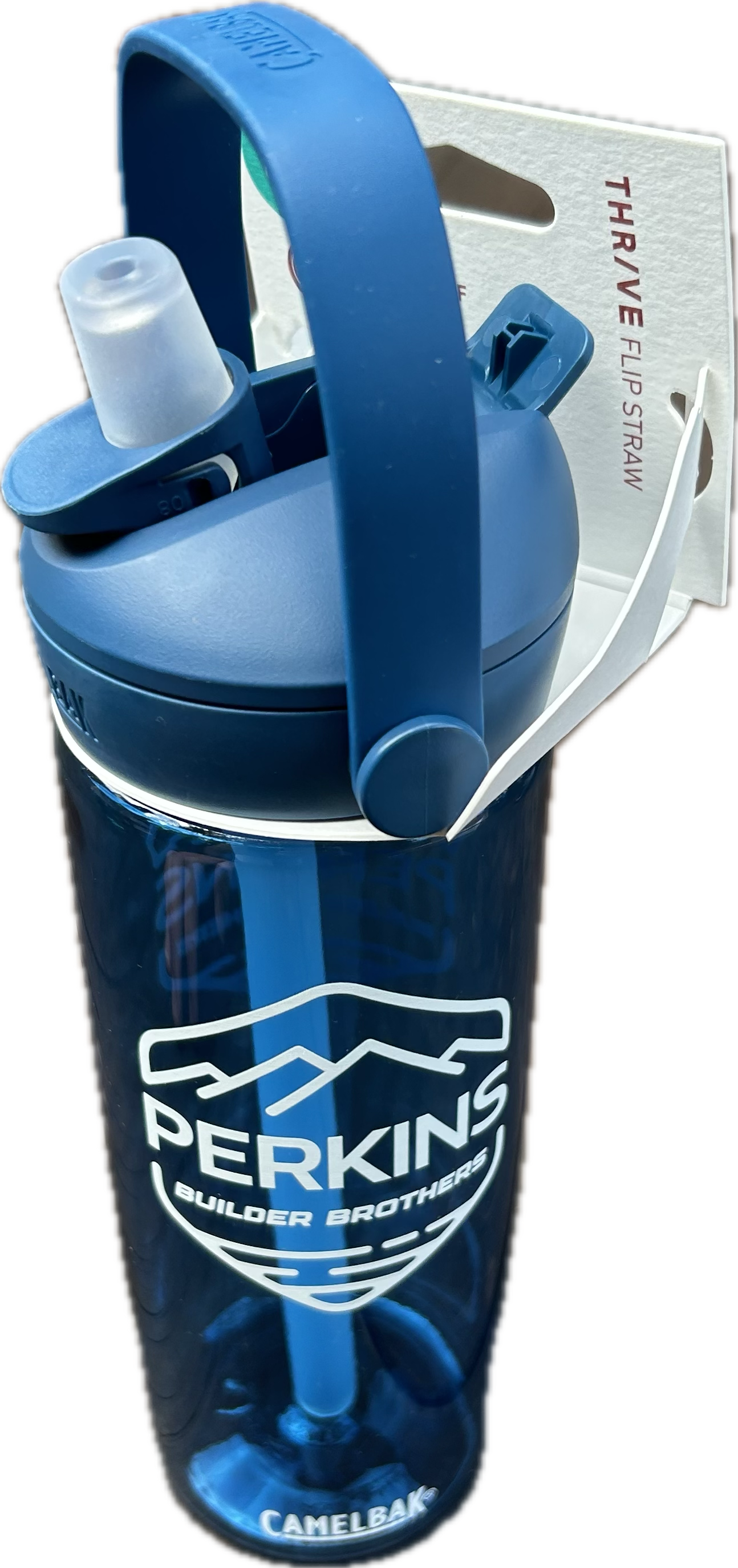 Camelbak 20oz Thrive Flip Straw - Perkins Builder Brothers Water Bottle