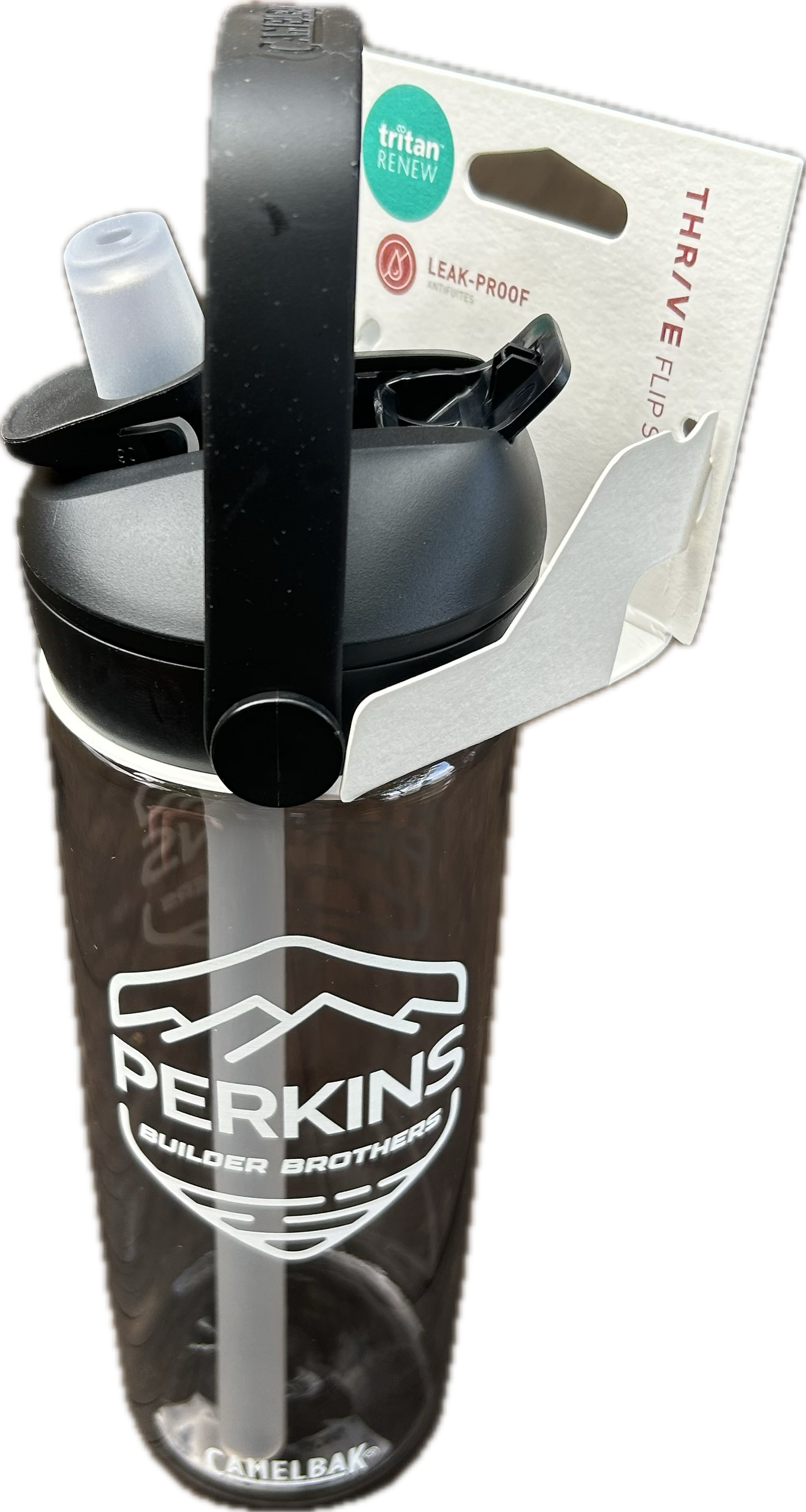 Camelbak 20oz Thrive Flip Straw - Perkins Builder Brothers Water Bottle
