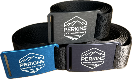 GRIP6 Belt - Perkins Builder Brothers Logo