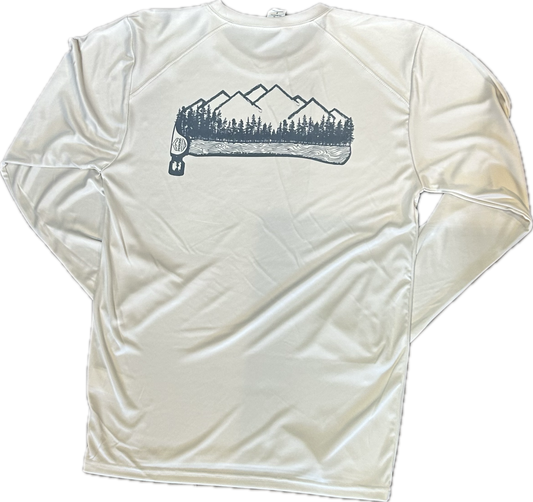 UPF 50+ Long Sleeve No-Sun Shirt - Sand - Outdoor Hammer
