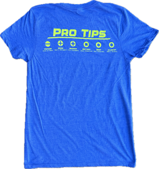 Mens T-Shirt - PRO TIPS: Volume 1 - Perkins Builder Brothers