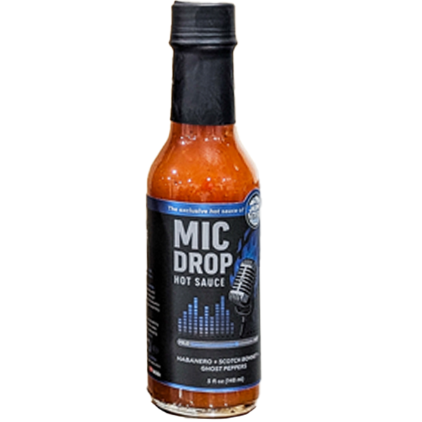 MIC DROP Hot Sauce - Let Jaime Talk Podcast & Salce Collaboration - 5 fl. oz./148ml