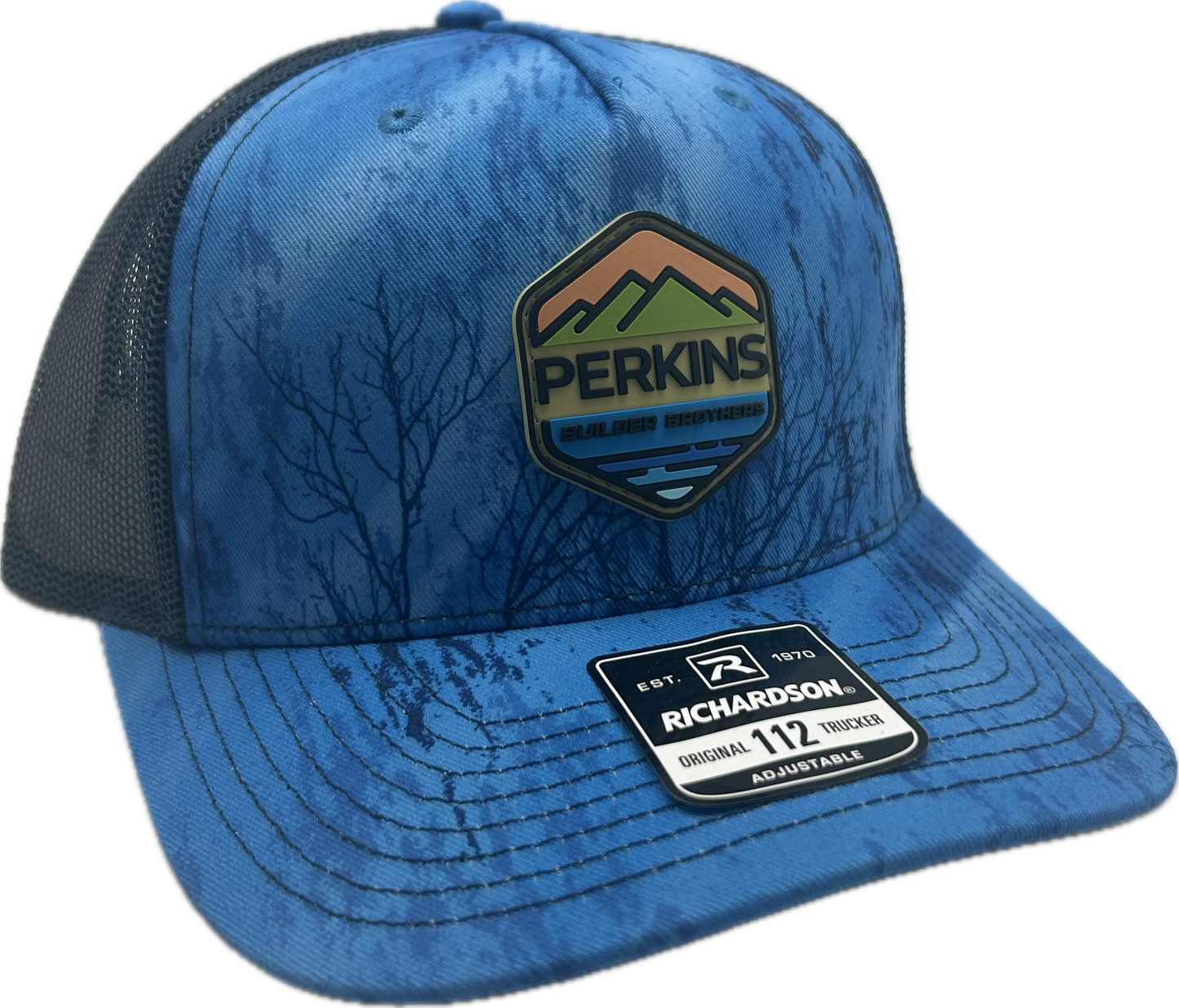 Parche de goma a todo color Perkins Builder Brothers