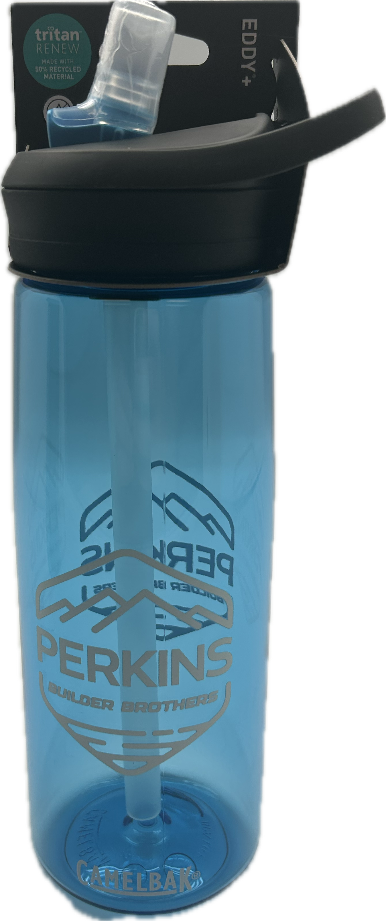 Botella de agua Camelbak Eddy+ de 25 oz - Logotipo de Perkins Builder Brothers
