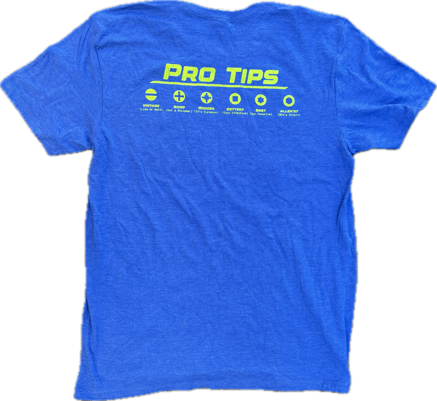 Mens T-Shirt - Distressed PRO TIPS: Volume 1 - Perkins Builder Brothers