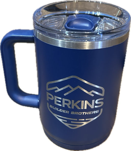 Camelbak 16oz Thrive Mug - Perkins Builder Brothers Logo