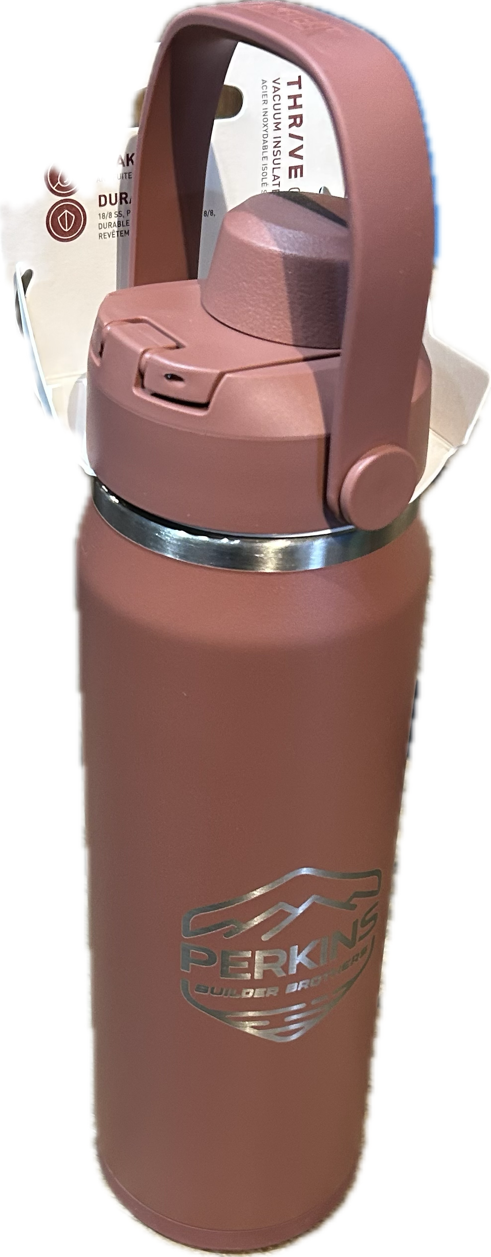 Botella de agua Camelbak Chute Mag de 32 oz - Logotipo de Perkins Builder Brothers 