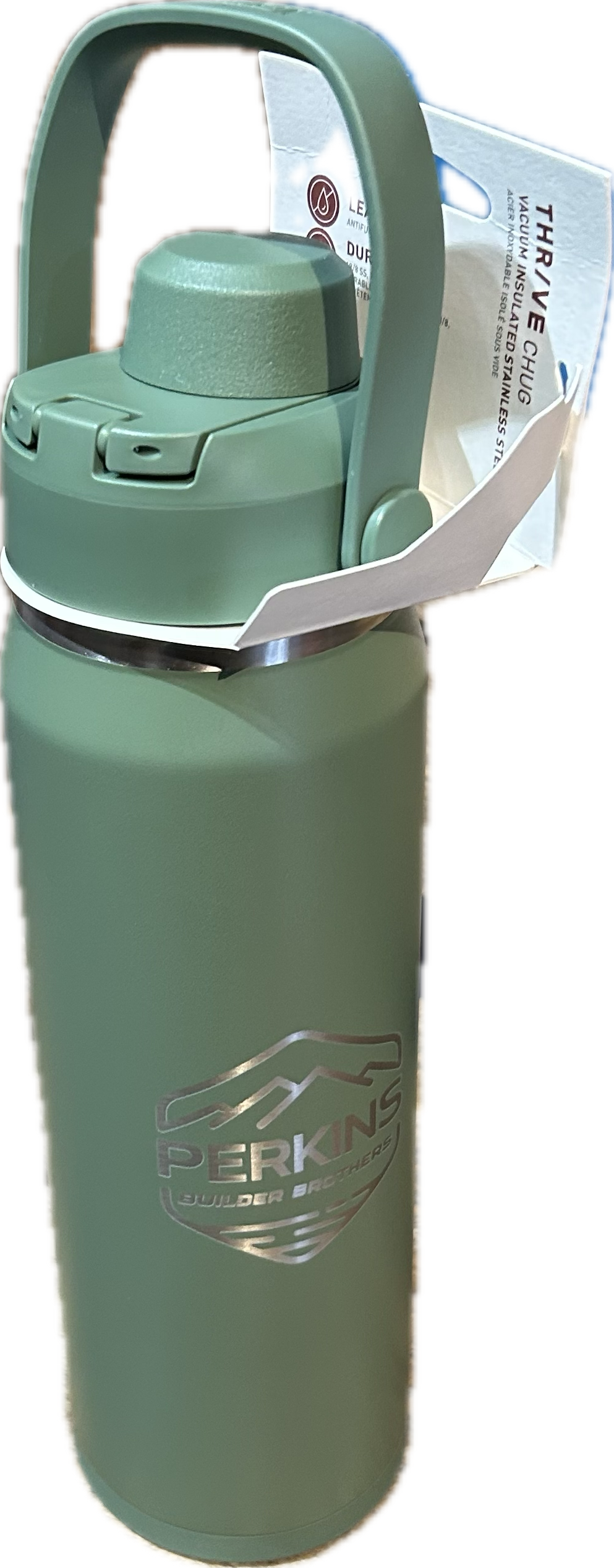 Botella de agua Camelbak Chute Mag de 32 oz - Logotipo de Perkins Builder Brothers 